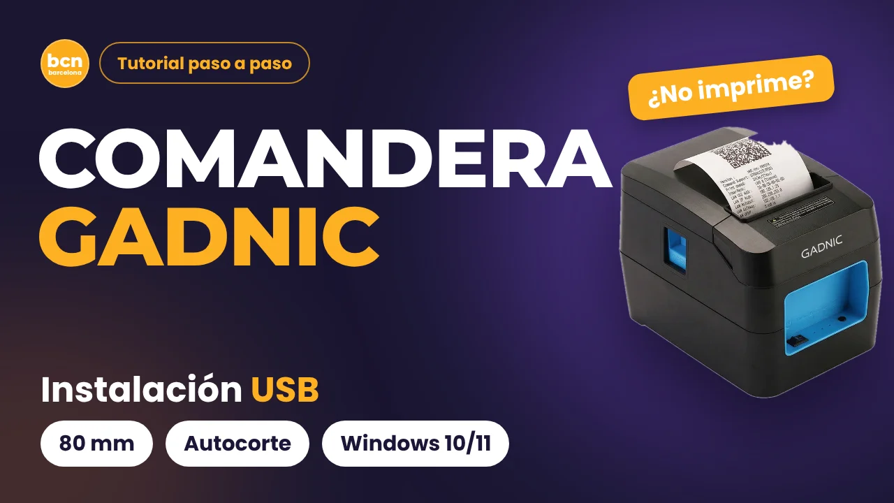 comandera Gadnic instalación por USB en video