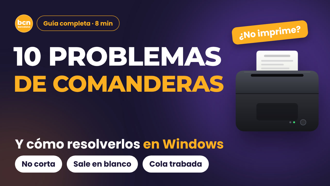 video de los 10 problemas comunes de la comandera y cómo resolverlos